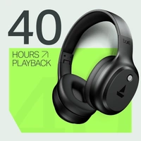 boAt Boat 2025 Launch Rockerz 421, 60H Battery, Low Latency(40Ms), 40Mm Drivers, Enx Tech, Stream Ad Free Music via App Support, Bluetooth Headphones, Wireless Over Ear Headphone with Mic (Black Sabre) - Rockerz 421