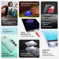 Oneplus OnePlus Nord CE4 (Celadon Marble, 8GB RAM, 256GB Storage) | Lifetime Display Warranty | Qualcomm® Snapdragon™ 7 Gen 3 - Best in The Segment | 50 MP Camera with OIS - OnePlus Nord CE4