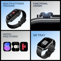 boAt Boat New Launch Storm Infinity Max, 20 Days Maximum Battery, Biggest Battery Capacity Ever! 2.01" (5.1cm) Display, Functional Crown, AI Nudges, BT Calling, Smart Watch for Men & Women - INFINITY MAX