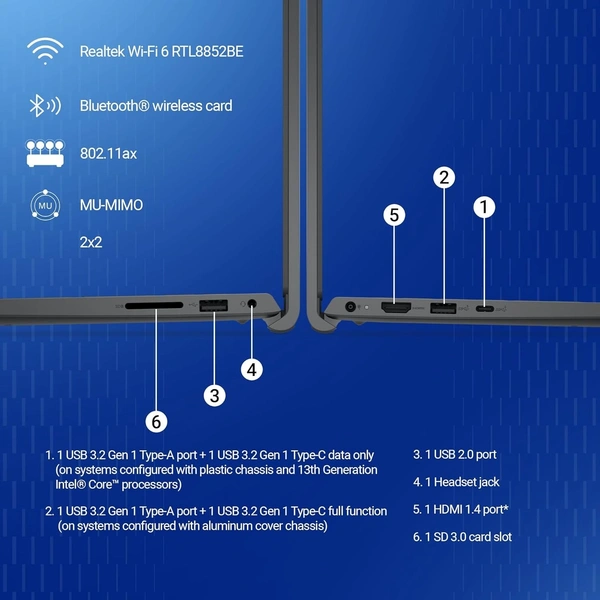 Dell 15 Laptop, 14th Gen Intel Core 3 100U Processor, 8GB, 512GB, Intel UHD Graphics Graphics, 15.6" FHD 120Hz IPS 250 nit Displa, Win 11 , black1.63kg - 39.62 cm (15.6 Inch), Black, Core 3, 512 GB, 8 GB, DDR4, 100U, Up to 4.70GHz, SSD, NO, Intel, Intel Integrated UHD, Windows 11 Home, Laptop, Power Adaptor, User Guide, Warranty Documents