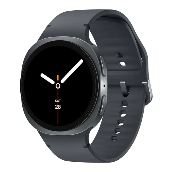 Samsung Galaxy Watch8 (40mm, Bluetooth, Graphite) with 3nm Processor | Dual GPS | Sapphire Glass & Armor Aluminum | 5ATM & IP68 | BP, ECG, IHRN & Vascular Load Monitoring | Anti-oxidant Index - WATCH 8