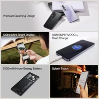 Oppo A3 Pro 5G (Moonlight Purple, 8GB RAM, 128GB Storage)|6.67” HD+ 120Hz Refresh Rate Screen | 45W SUPERVOOC - Oppo A3 Pro 5G