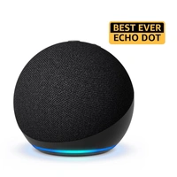 Amazon Echo Dot (5th Gen) | Smart speaker with vibrant sound, Motion Detection, Temperature Sensor, Alexa and Bluetooth| Black - ECHO DOT 5TH GEN, Black
