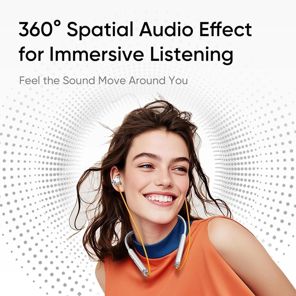 REALME realme Buds Wireless 5 ANC in Ear Bluetooth Headphones,50dB ANC, 13.6mm Dynamic Bass Driver,360° Spatial Audio,45ms Low Latency,Upto 38hrs Playback,IP55 Rating,Dual Device Connection (Midnight Black) - WIRELESS 5 ANC