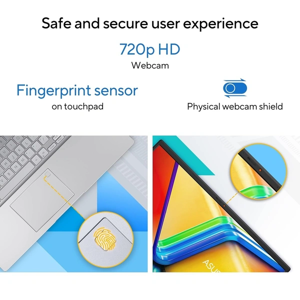 ASUS Vivobook 15, (i5 14th Gen) Intel Core 5 120U,Thin & Light Laptop (16GB RAM/512GB SSD/FHD/15.6"/60Hz/Backlit Keyboard/Windows 11/Office 2021/Cool Silver/1.70 kg) X1504VAP-BQ224WS - 39.62 cm (15.6 Inch), Silver, Intel Core 5, 12th Gen, 512 GB, 16 GB, DDR4, 5 GHz, SSD, NO, Intel, Windows 11 Home, Laptop, Power Adaptor, User Guide, Warranty Documents