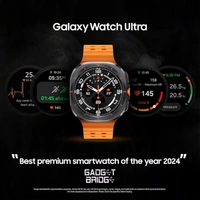 Samsung Galaxy Watch Ultra (47mm, LTE, Gray) with Upto 100h Battery | 3nm Processor | Dual GPS | Quick Button/Siren | Sapphire Glass & Titanium | 10ATM & IP68 | BP & ECG Monitor | Energy Score & Ages - ULTRA