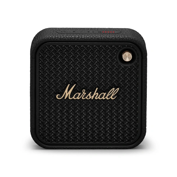 Marshall Willen II Portable Bluetooth Speaker with 17+ Hours of Portable Playtime, Dust & Waterproof (IP67) - Black & Brass