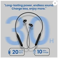 MAK Bullets Z2 Bluetooth Wireless in Ear Earphones with Mic, Bombastic Bass Bluetooth (Black, In the Ear)