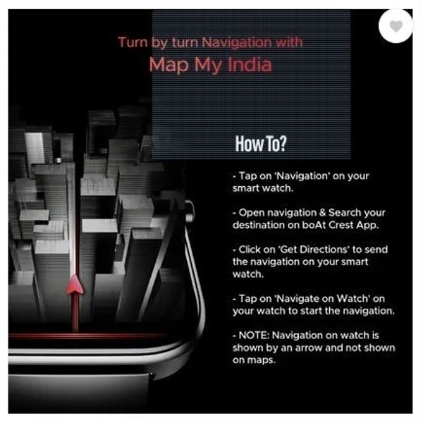 boAt Storm call 3 w/TBT Navigation,Watch Face Studio,1.83''(4.6 cm)HD Display,QR Tray Smartwatch (Active Black Strap, Free Size)