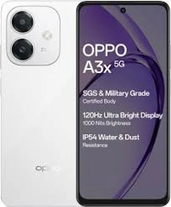 Oppo A3X 5G WHITE (4+128GB/8MP/5MP)