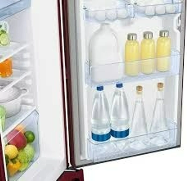 SAMSUNG 189 L Direct Cool Single Door 5 Star Refrigerator (Midnight Blossom Red, RR21C2H25RZ/HL)