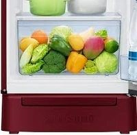 SAMSUNG 189 L Direct Cool Single Door 5 Star Refrigerator (Midnight Blossom Red, RR21C2H25RZ/HL)