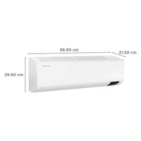 Samsung SAMSUNG CY 5 in 1 Convertible 1.5 Ton 3 Star Inverter Split AC with Copper Anti Bacterial Filter ( Copper Condenser, AR18CY3ZAWKNNA) - AR18CY3ARWKNNA