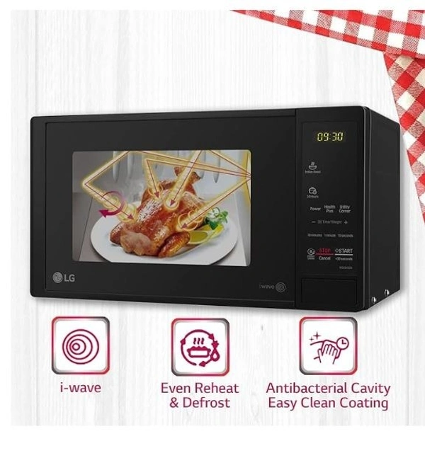 LG 20 L Solo Microwave Oven (MS2043DB, Black)