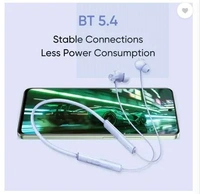 realme Buds Wireless 3 Neo with 13.4mm Driver, 32 hrs Playback, Dual Device Connection Bluetooth (Blue, In the Ear)