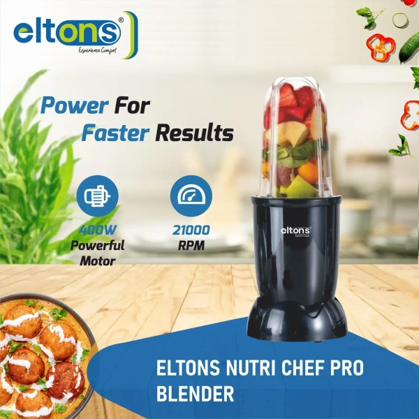 Eltons Nutri Chef Pro Blender - 400 W Mixer Grinder