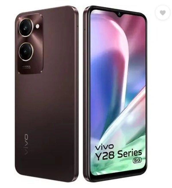 vivo Y28e 5G Charger in the Box (Vintage Red, 128 GB) (4 GB RAM)