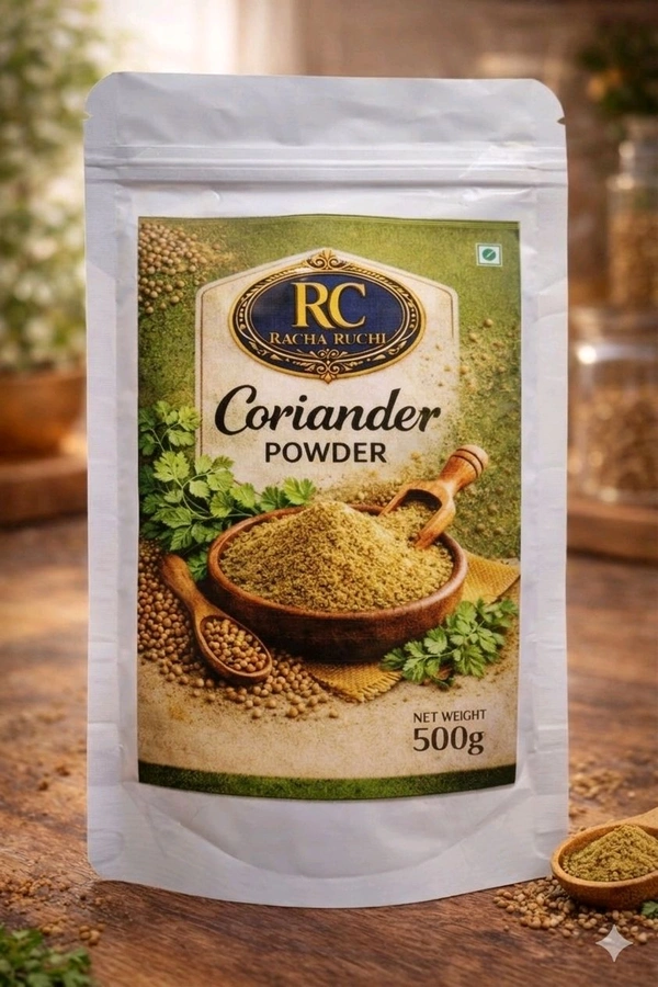 Homemade Coriander Powder Online| Pure Spices|Racha Ruchi - 500g