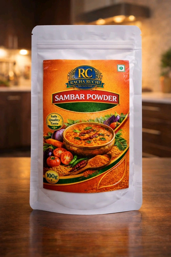 Homemade Sambar Powder Online| Pure Spices|Racha Ruchi - 100g
