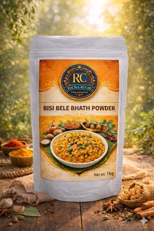 Homemade Bisi Bele Bhath Powder Online| Pure Spices|Racha Ruchi - 1KG