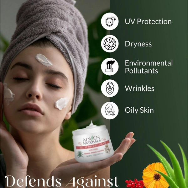 All Purpose Cream with ABC 100 g Adven Naturals (Pack of 2)