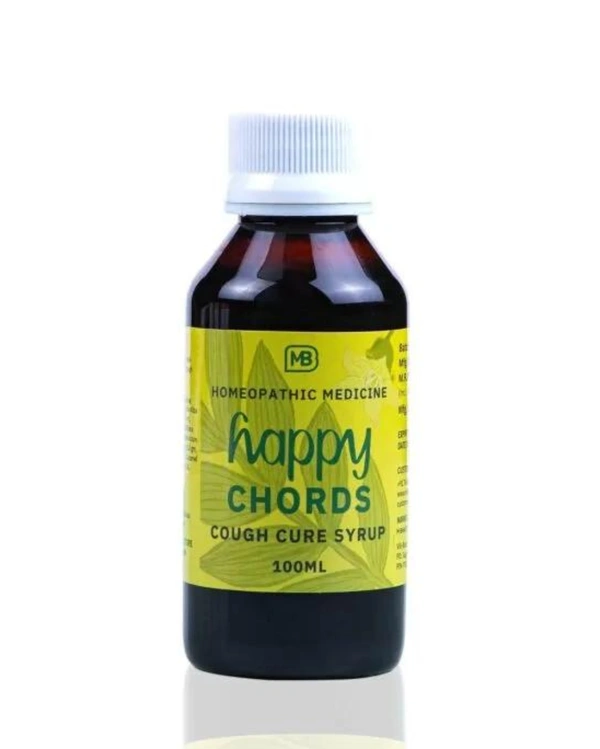 Happy Chords Cough Cure Syrup 100 ml MB Homoeo - Pack Of 3