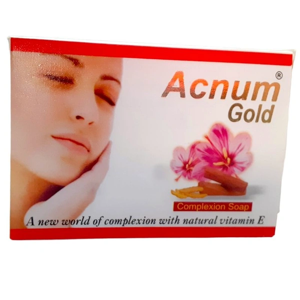 Nikir's Acnum Gold Soap 75 gms-Pack Of 3