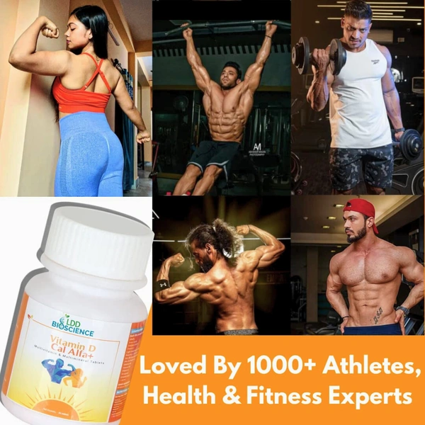 Vitamin D Cal Alfa+ 60 Tabs LDD Bioscience - Pack of 2