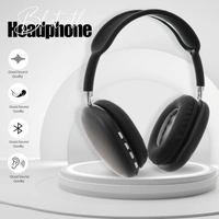 Stunner P9 Plus Max Wireless, Bluetooth 5.1 Over Ear Stereo Headphones - Mic, Ergonomic Adjustable Design, 24 Hours Battery Life, Hi-Fi Sound, Wireless Headset for Music and Calls (Black) - P9, Black