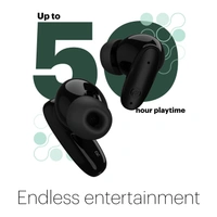 Stunner Truly Wireless in Ear Earbuds with 50H Playtime, Quad Mic with ENC, Instacharge(10 min=120 min), 13mm Driver, Hyper Sync, and BT v5.2