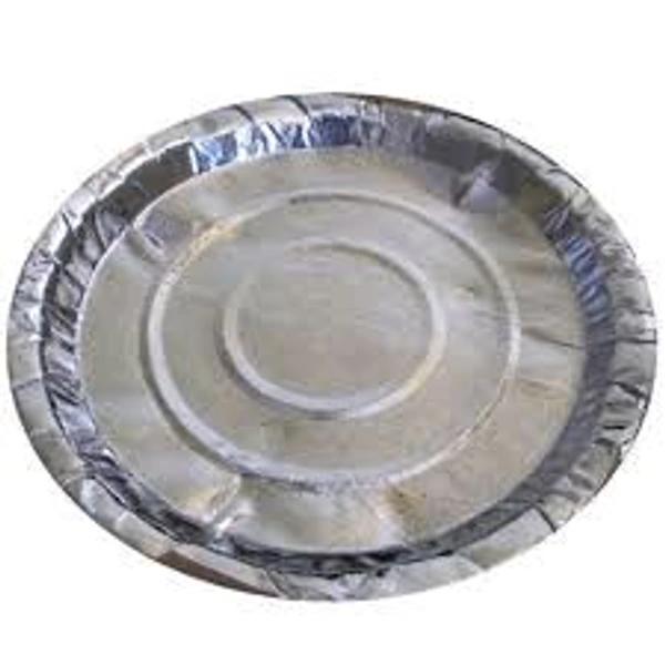 Paper Plate Round - Mercury, 5no