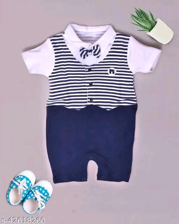 Boys Multicolor Cotton Oneseis