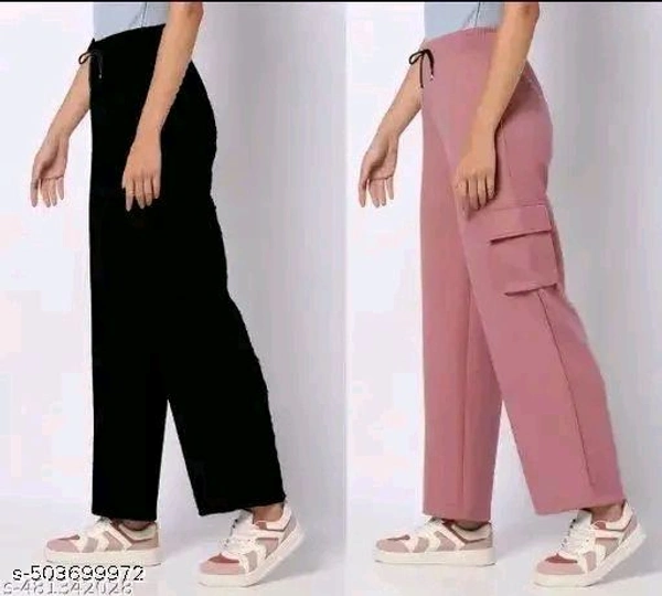 Women Cargo Pant (Pack Of 2)