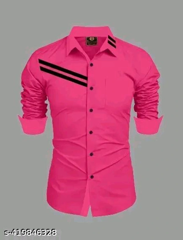 Cotton Shirt for Mens || Plain Solid Full Sleeve Shirt || Regular Fit Mandarin Casual Shirts for Men