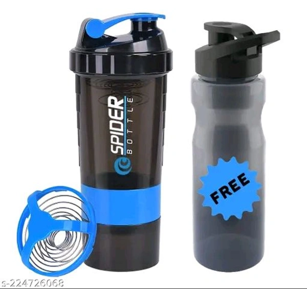 True Indian SPIDER SHAKER & SIPPER For Men & Women || Protein Shaker Bottle || Sipper Water Bottle || 100% Leak Prof || Sports Shaker Bottle || 700ML Shaker Bottle || Gym Shaker Water Bottle || Combo For Shaker Sipper Bottle || Pack Of 2 *
