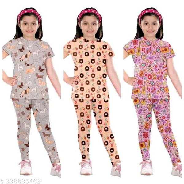 Cute Comfy Kids Girls Nightsuits
