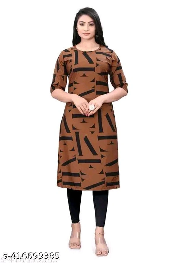 Polyster/Crepe fabric-Fancy kurti for Women