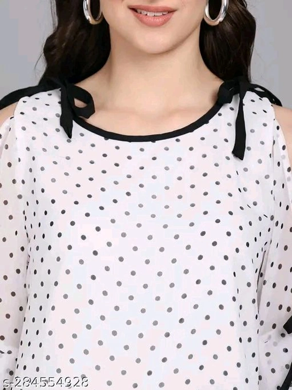 RAABTA WHITE SMAL DOT PRINTED SNP19 TO