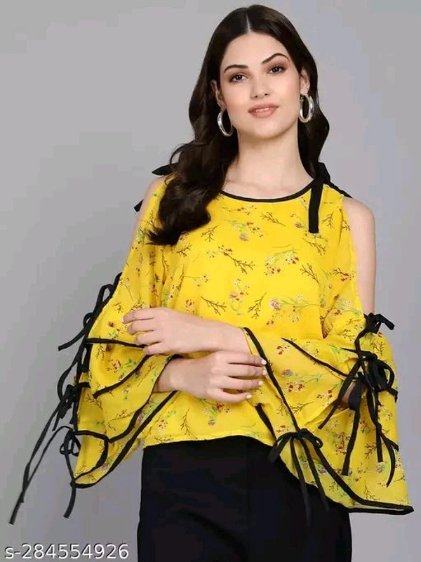 RAABTA YELLOW GGT PRINT SNP 19 TOP