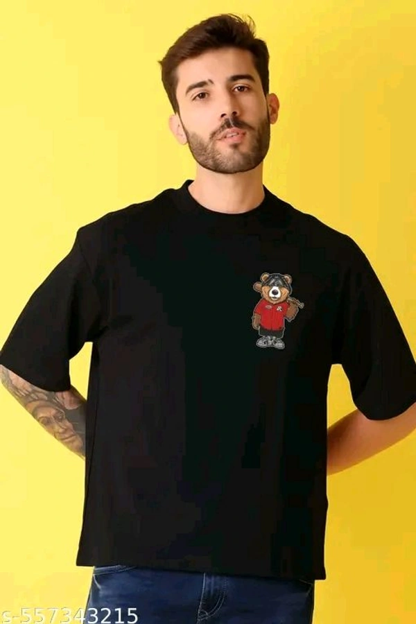 Men Cotton Blend Oversize Tshirts