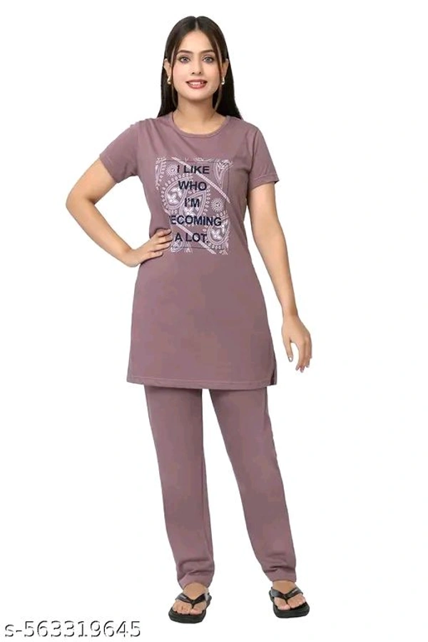 SAHAAYE NIGHT SUIT - POCKET NIGHT SUITE - TOP AND BOTTAM PRINTED NIGHT SUITE - TRENDING CO-ORD SET - NIGHTSUIT FOR WOMENS AND GIRLS