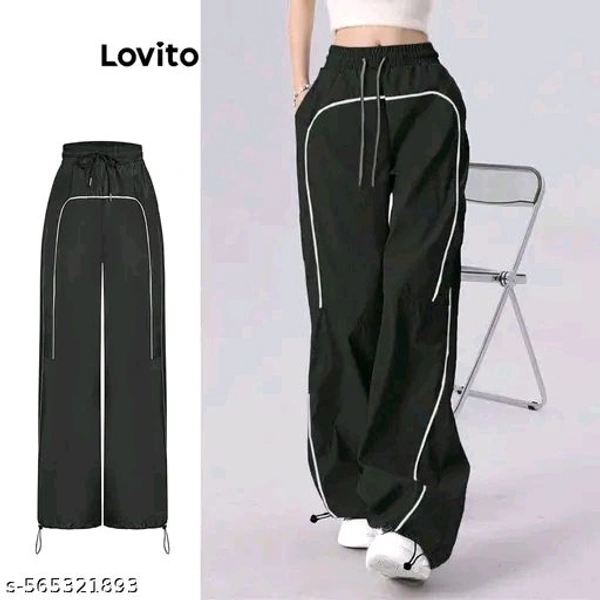 Women Regular Fit black  Polycotton Trousers