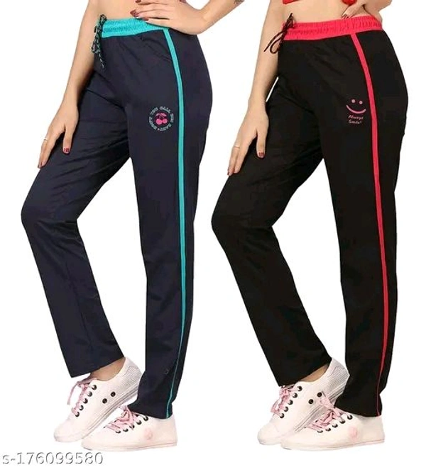 Women TrackPant Net Folding(Pack of 2)