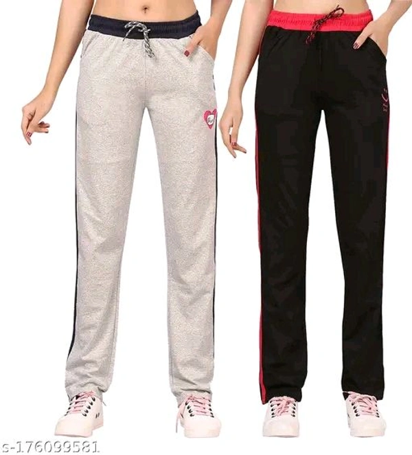 Women TrackPant Net Folding(Pack of 2)