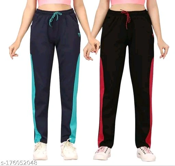 Women Track Pant Cut Panel (Pack of 2)