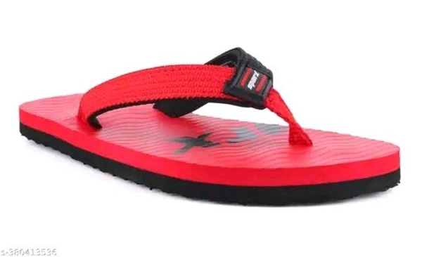 Sparx Slipper SFG-204 Red Black For Men