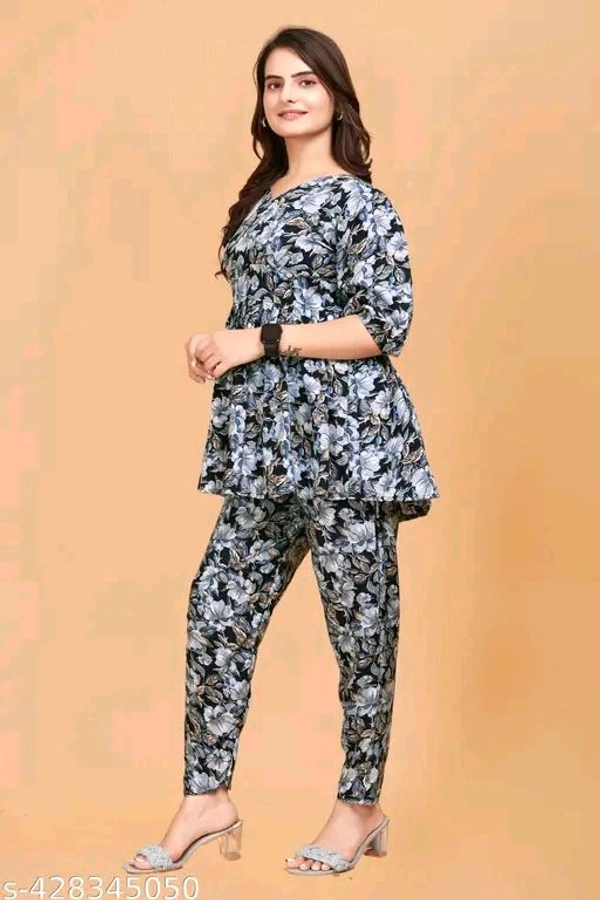 Nirja Creation Fancy Designer American Crepe Low price Kurta pant