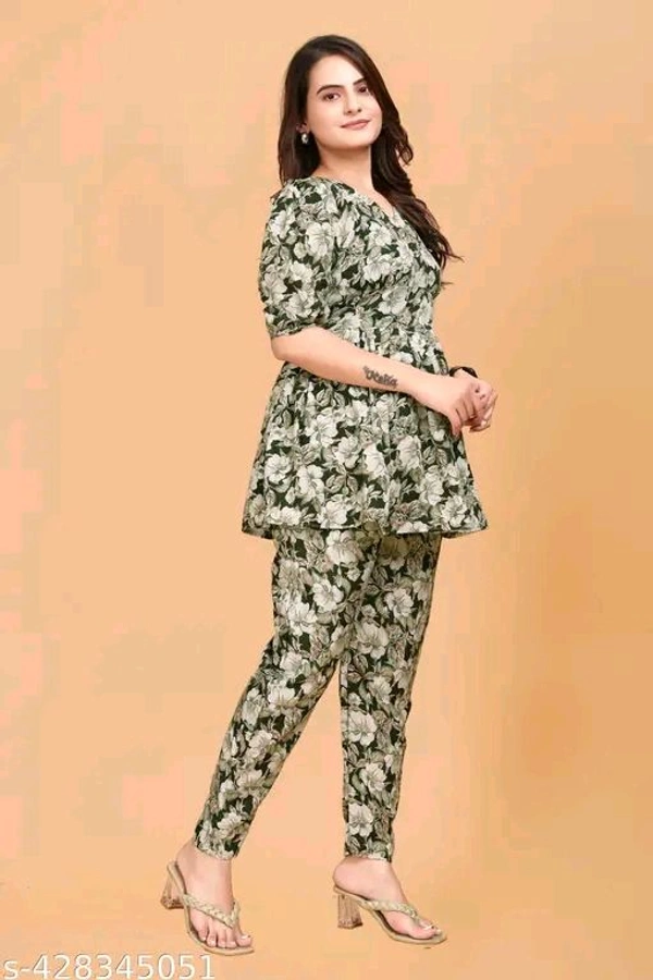 Nirja Creation Fancy Designer American Crepe Low price Kurta pant