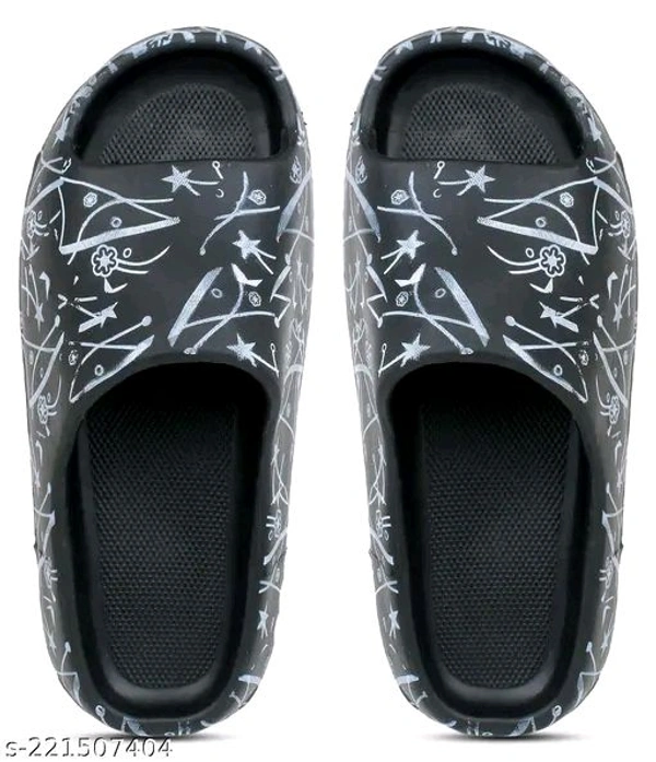 Trendy Men's EVA Zig Zag Lightweight Flip-Flops Slippers Slides