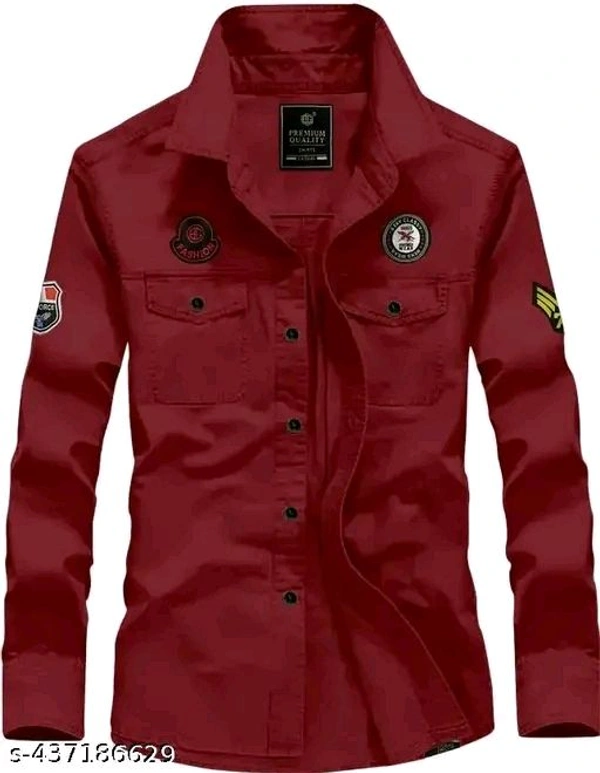Elixir fire double Pocket cottten cargo shirt.